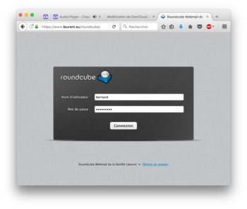 Roundcube login