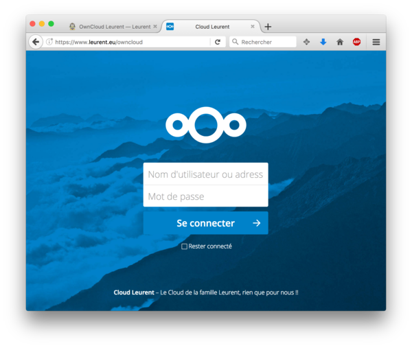 Nextcloud login